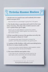 Trivia Game Rules: The Complete Guide PartyGameGuide