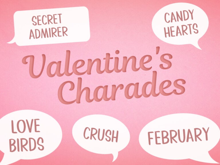 Feature image for Valentine's Charades article