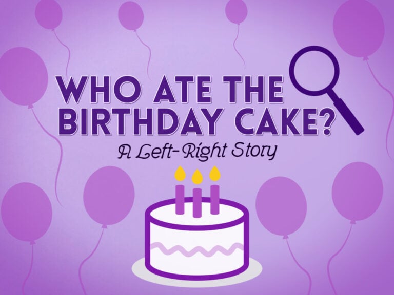 Feature image for Who Ate the Birthday Cake, a left-right story