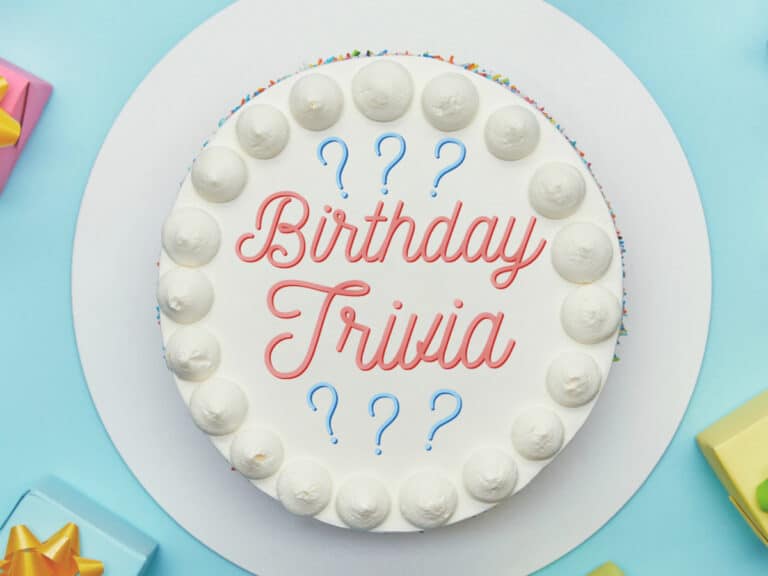 Feature image for article on birthday trivia